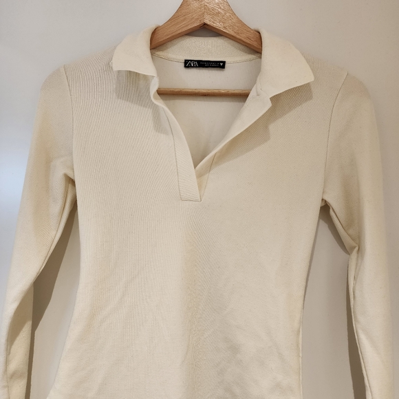 Zara Polo Collar Interlock Bodysuit - Picture 12 of 12